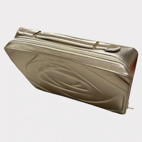 NWOT Lancome Makeup Bag Travel Cosmetic Case Limited Edition Zip Around - Picture 3 of 7